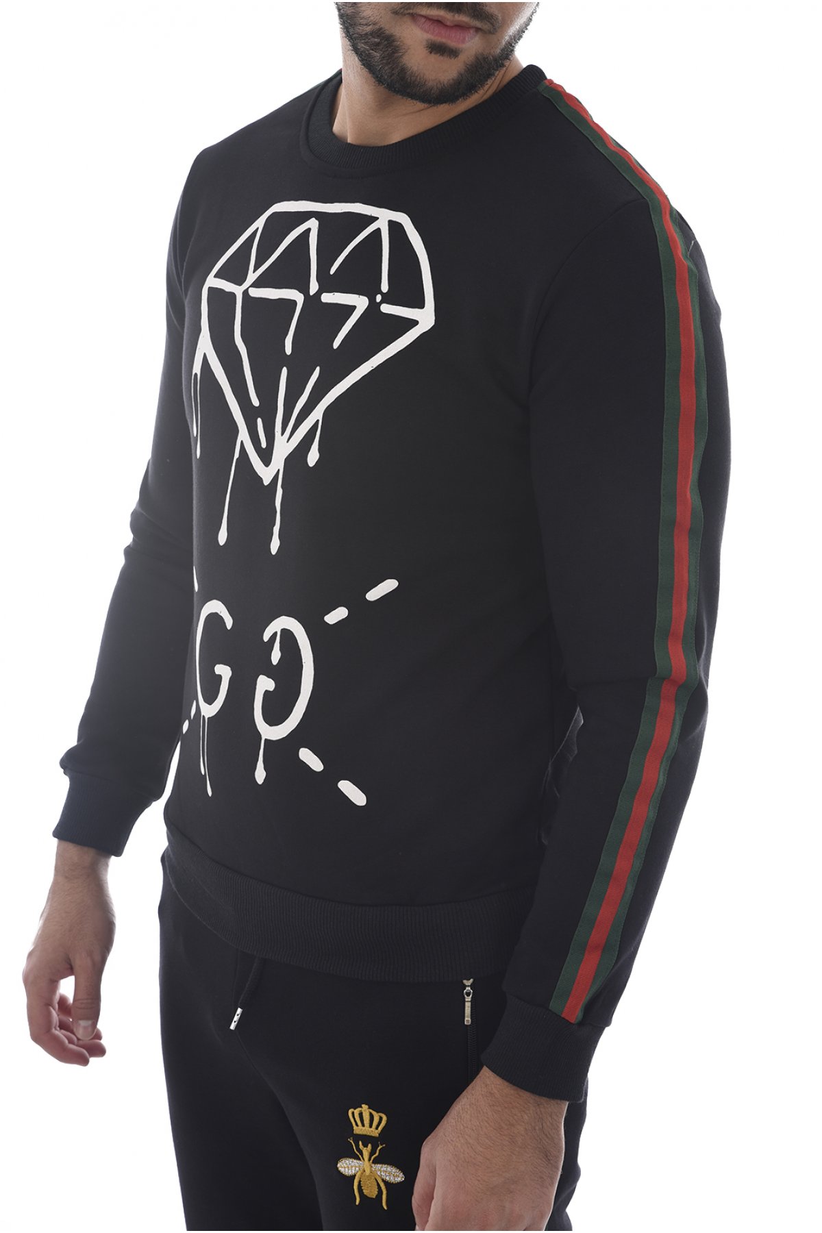 Goldenim Paris 1004 mikina černá XL