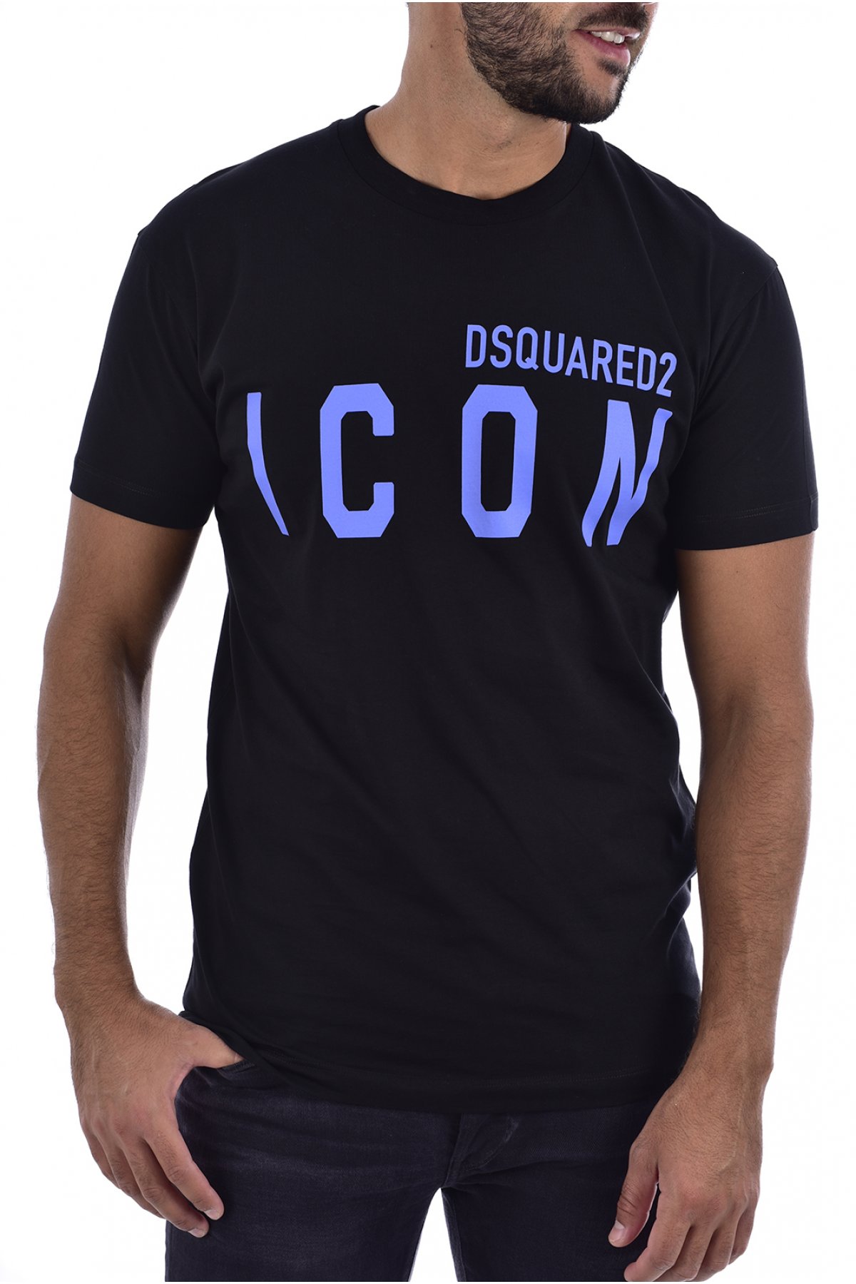 Dsquared2 S79GC0001 tričko černé