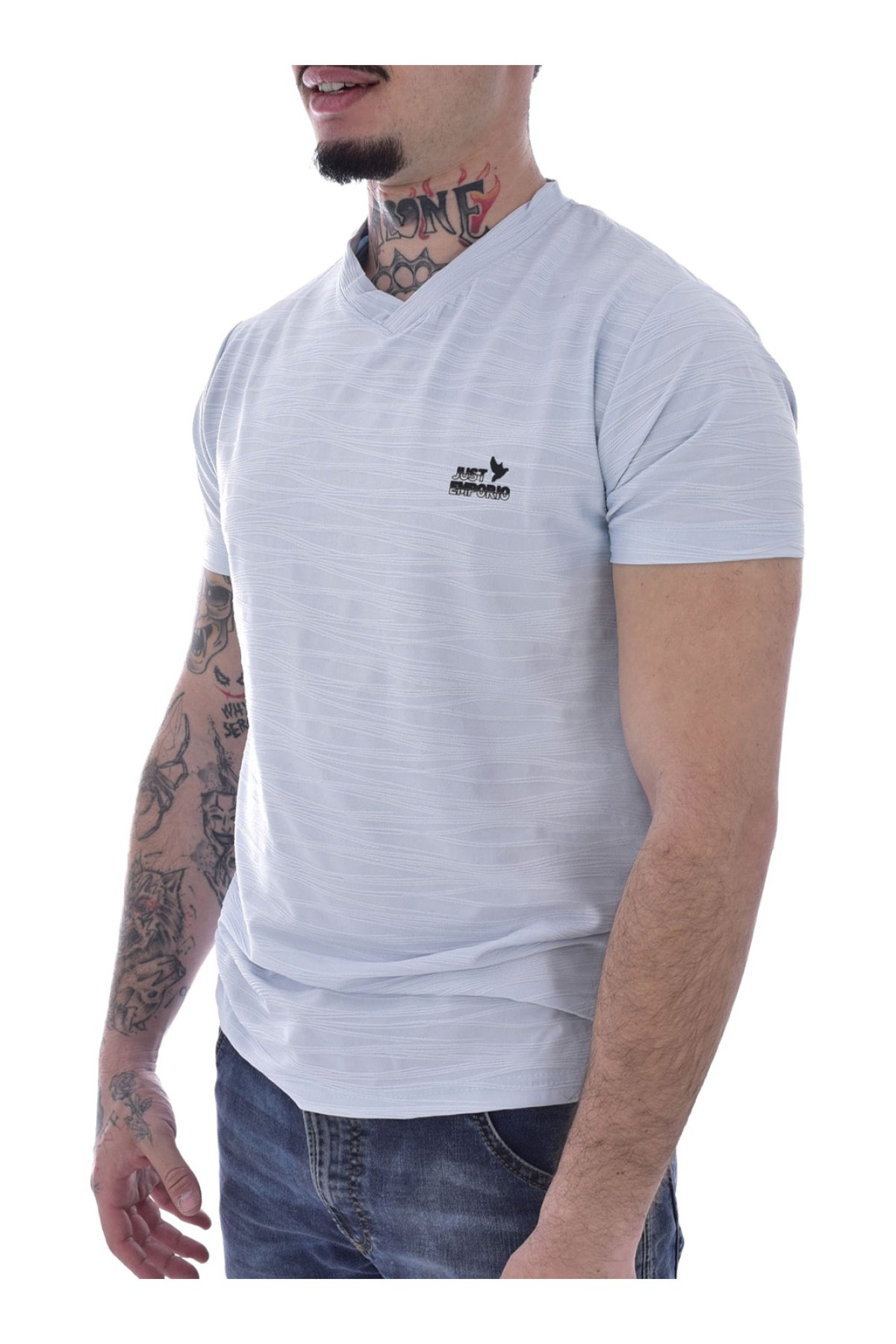 Just Emporio JE-MOZIM-01 tričko modré S