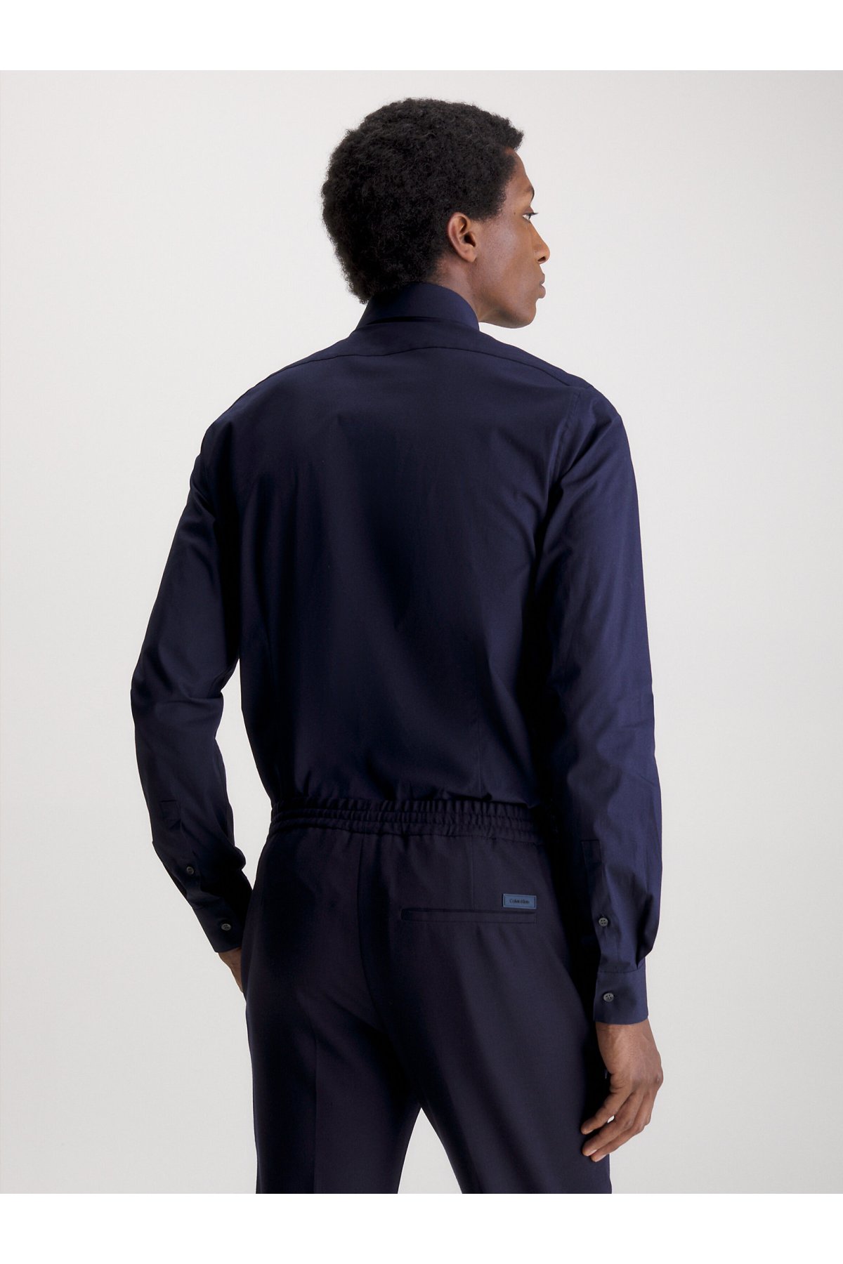 Calvin Klein K10K108229 Pánská košile tmavě modrá 39