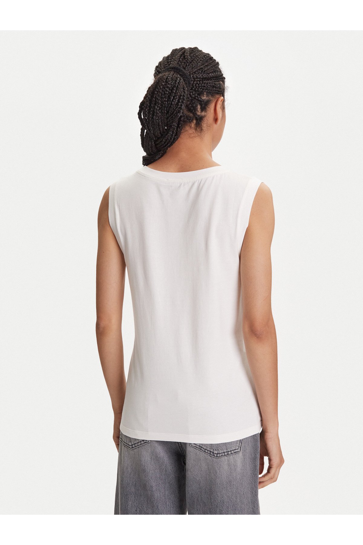 Emporio Armani EW000410 AF10881 Dámské tričko bílé L