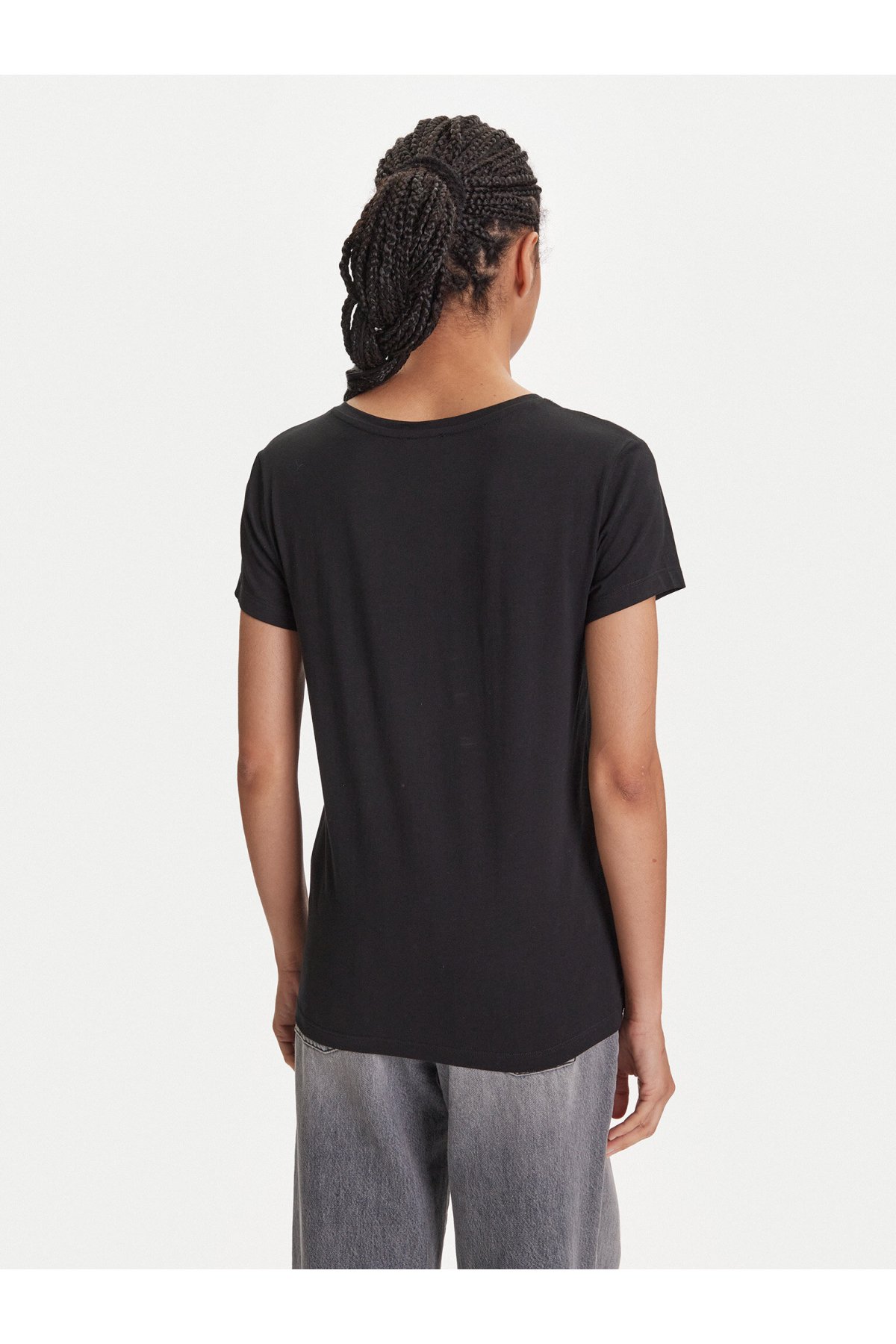 Emporio Armani EW000409 AF10881 Dámské tričko černé S