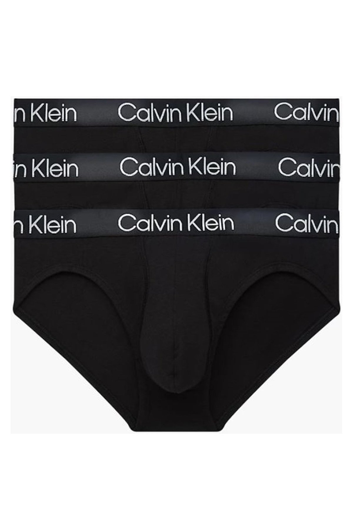 Calvin Klein 000NB2969A Slip 3 PACK černé