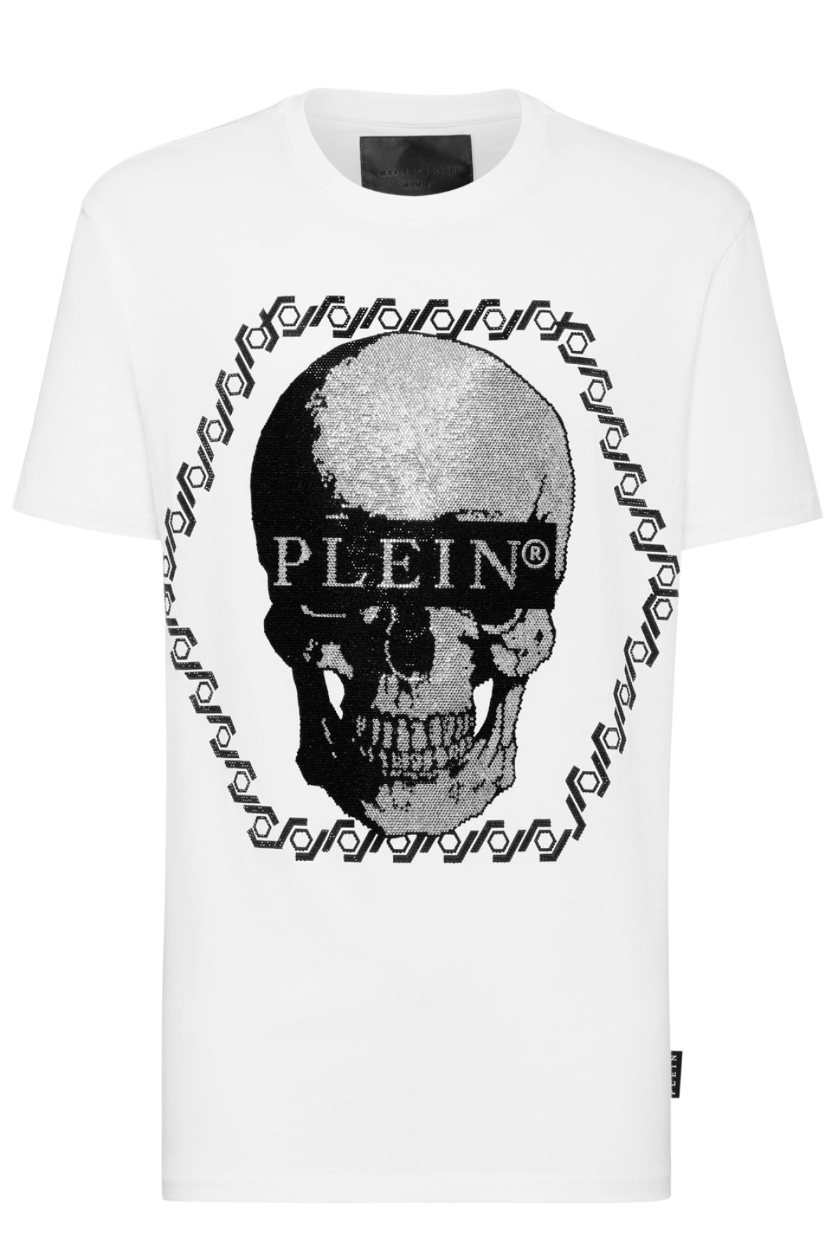 Philipp Plein MTK5150 PJY002N tričko bílé