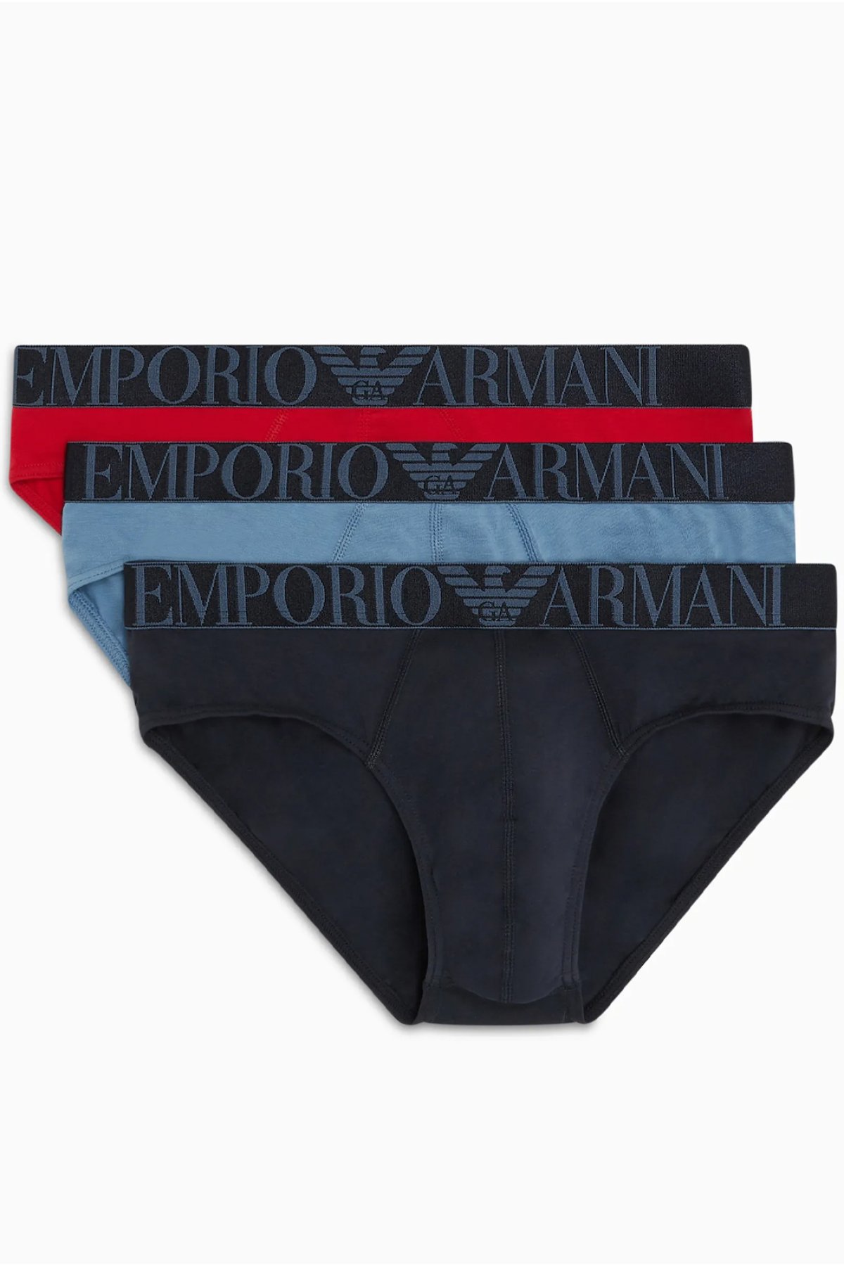 Emporio Armani 111734 4R726 Slip 3 Pack barevné