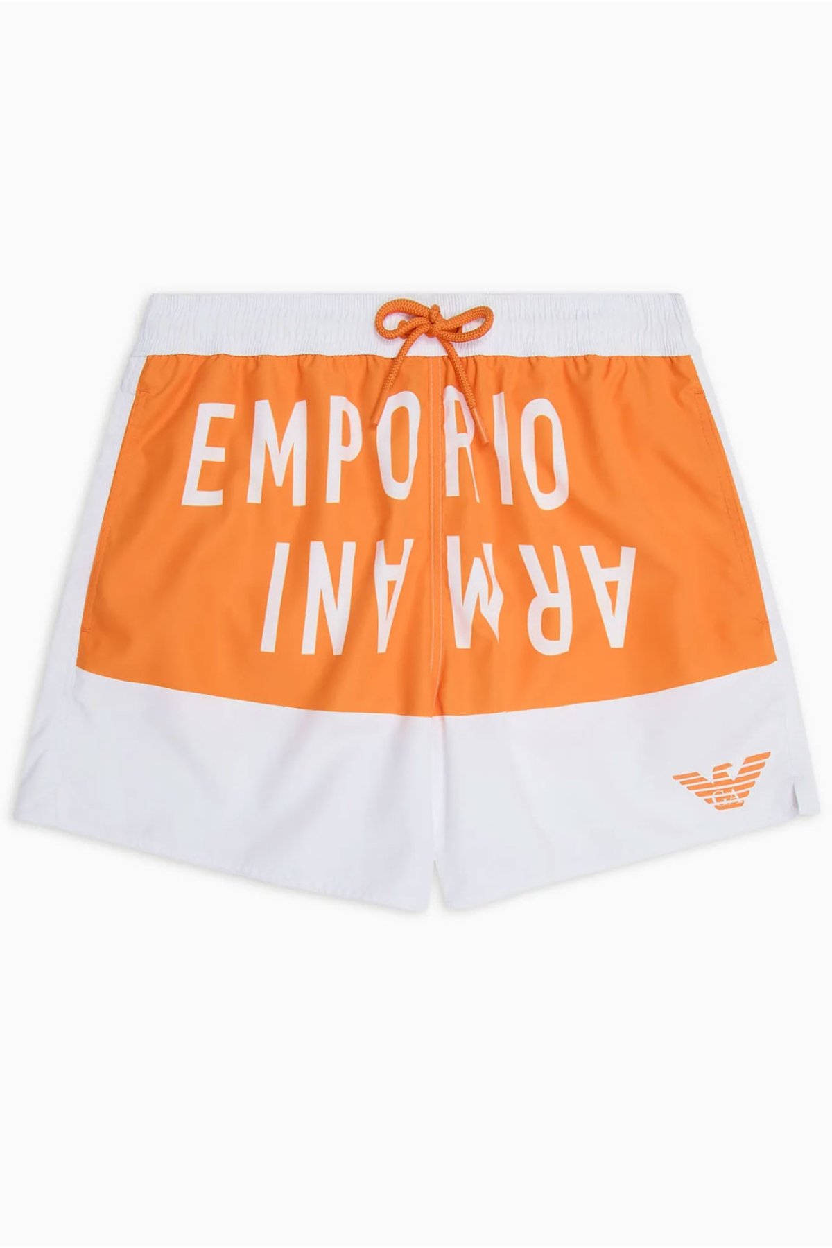 Emporio Armani 211740 4R424 šortky bílá/oranžová