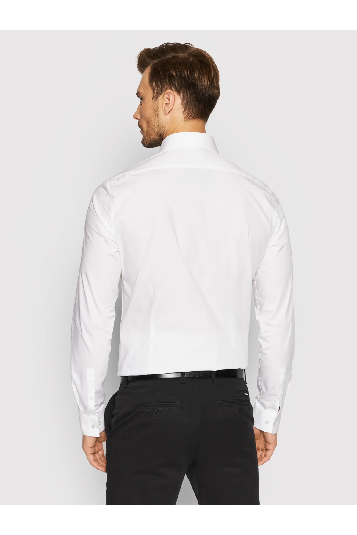 Calvin Klein K10K108229 Pánská košile bílá 38